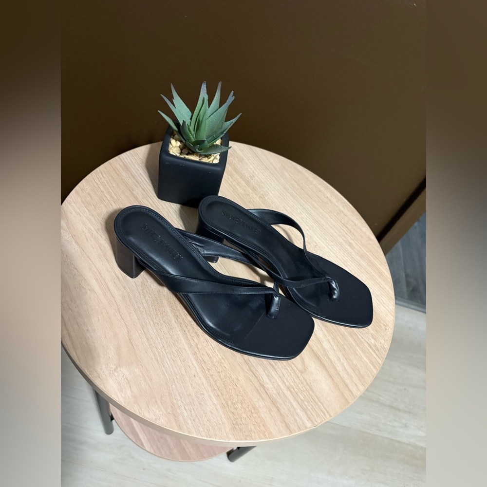 Steve Madden Black Heeled Sandals